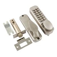 Кодовый замок Нора-М, серия 231 с фикс. (матовый никель)